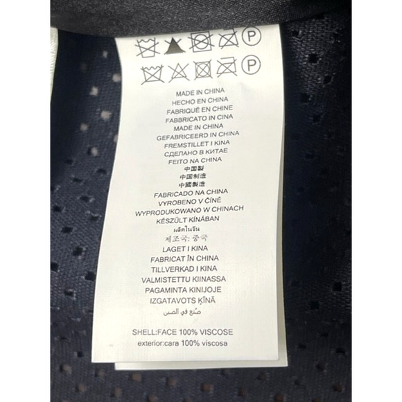 Michael Kors Women Black Faux Leather Bomber Perforated Jacket Sz Large NWT $195 - Picture 12 of 13